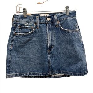NWT Agolde Liv Mini Skirt Size 24